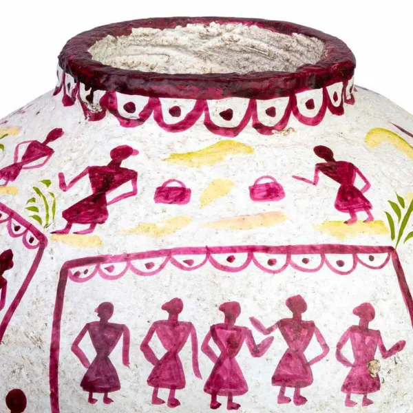 Vāze Alexandra House Living Mango koks 37 x 40 x 37 cm