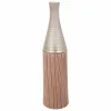Vāze Alexandra House Living Sudrabs Keramika 13 x 53 x 13 cm