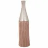 Vaza Alexandra House Living Sidabras Keramikinis 13 x 53 x 13 cm