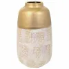 Vase Alexandra House Living Gold Ceramic 15 x 28 x 15 cm