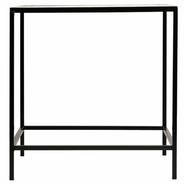 Flower Pot Stand Alexandra House Living Black Iron Tile 37 x 51 x 50 cm 2 Pieces