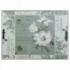 Flower Pot Stand Alexandra House Living Black Iron Tile 37 x 51 x 50 cm 2 Pieces