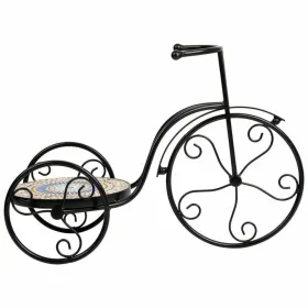 Подставка для горшка Alexandra House Living Чёрный Железо плитка Велосипед 23 x 36 x 53 cm