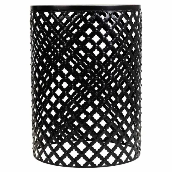 Gėlių vazonų stovas Alexandra House Living Juoda Geležis Plytelė 38 x 50 x 38 cm 2 Dalys