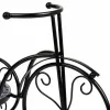 Flower Pot Stand Alexandra House Living Black Iron Tile Bicycle 23 x 36 x 53 cm