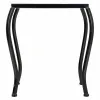 Flower Pot Stand Alexandra House Living Black Iron Tile 33 x 37 x 33 cm 3 Pieces