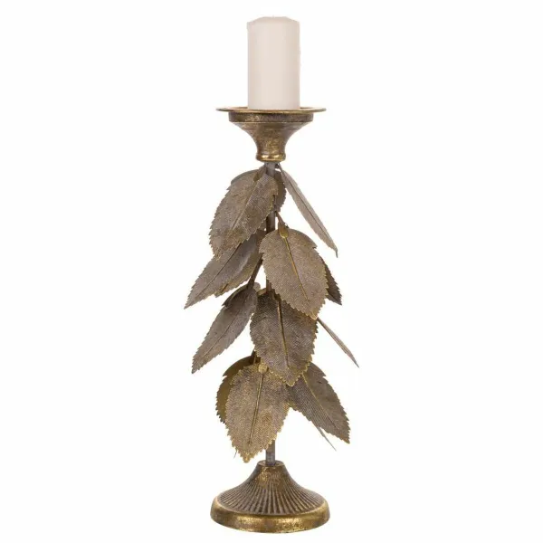 Svece Alexandra House Living Bronza Dzelzs 19 x 43 x 19 cm Loksnes