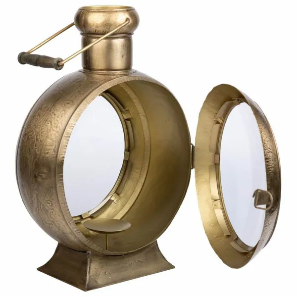 Žvakidė Alexandra House Living Auksinis Metalinis stiklas Geležis 21 x 47 x 33 cm