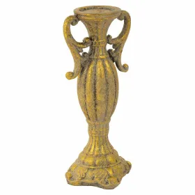 Подсвечник Alexandra House Living Позолоченный Смола 14 x 33 x 14 cm