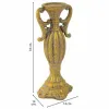 Candlestick Alexandra House Living Golden Resin 14 x 33 x 14 cm
