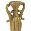 Candlestick Alexandra House Living Golden Resin 14 x 33 x 14 cm