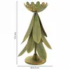 Подсвечник Alexandra House Living Позолоченный Железо 21 x 31 x 21 cm Перья
