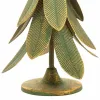 Подсвечник Alexandra House Living Позолоченный Железо 21 x 31 x 21 cm Перья