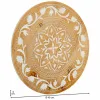 Sienų dekoracija Alexandra House Living Ruda Eglės mediena Medžio MDF 40 x 40 cm