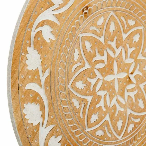 Sienų dekoracija Alexandra House Living Ruda Eglės mediena Medžio MDF 40 x 40 cm
