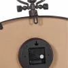 Wall Clock Alexandra House Living White Brown Metal 45 x 2 x 40 cm