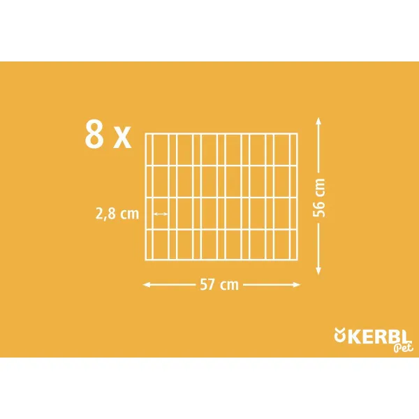 Narvas Kerbl Metalinis Graužikai Aštuonkampis