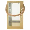 Lantern Alexandra House Living Gold Glass Stainless steel 18 x 30 x 18 cm