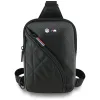 BMW Carbon Pocket & Metal Logo - Crossbody Phone Bag (Black)