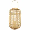 Lantern Alexandra House Living Natural Bamboo Rattan 29 x 48 x 29 cm
