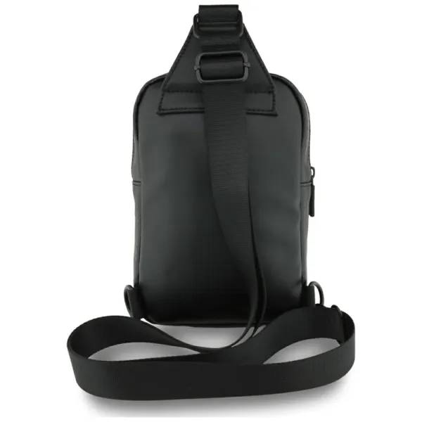 BMW Carbon Pocket & Metal Logo - Crossbody Phone Bag (Black)