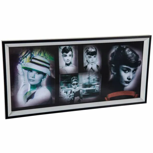 Painting 3D Alexandra House Living Glass Plastic 53 x 2 x 26 cm 3 Pieces