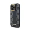 DKNY Leather Checkered Mono Pattern MagSafe - Case for iPhone 14 Pro Max (Black)