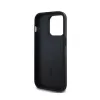 DKNY Leather Checkered Mono Pattern MagSafe - Case for iPhone 14 Pro Max (Black)