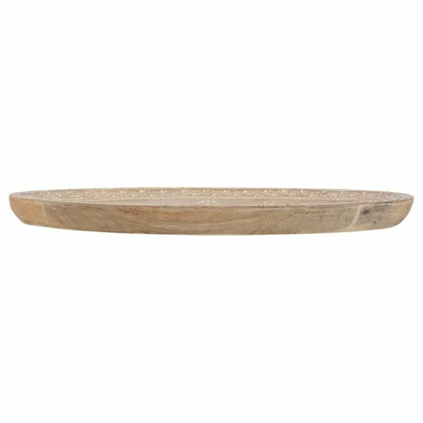 Декор для центра стола Alexandra House Living Белый Натуральный Древесина манго 19 x 3 x 38 cm