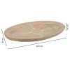 Centerpiece Alexandra House Living White Natural Mango wood 19 x 3 x 38 cm