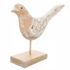 Dekoratyvinė figūrėlė Alexandra House Living Balta Natūralus Paukščių 26 x 12 x 30 cm
