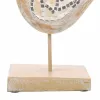 Decorative Figure Alexandra House Living White Natural Bird 26 x 12 x 30 cm