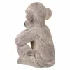 Decorative Figure Alexandra House Living Grey Monkey 26 x 40 x 35 cm