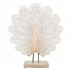 Decorative Figure Alexandra House Living Natural Peacock 53 x 12 x 46 cm