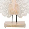 Decorative Figure Alexandra House Living Natural Peacock 53 x 12 x 46 cm