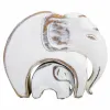 Декоративная фигура Alexandra House Living Белый Слон 8 x 21 x 25 cm