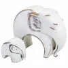 Декоративная фигура Alexandra House Living Белый Слон 8 x 21 x 25 cm