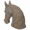 Dekoratīvās figūriņas Alexandra House Living Pelēks Bronza Zirgs 15 x 31 x 31 cm