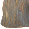 Dekoratyvinė figūrėlė Alexandra House Living Pilka Auksinis Arklys 15 x 31 x 31 cm