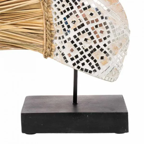 Dekoratyvinė figūrėlė Alexandra House Living Juoda Natūralus Arklys 52 x 10 x 30 cm