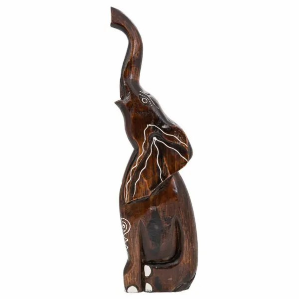 Decorative Figure Alexandra House Living Light brown Elephant 6 x 50 x 14 cm