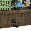 Sieninė kabykla Alexandra House Living Metalinis Medžio MDF Motociklas 8 x 29 x 33 cm Parduotuvė