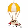 Decorative Figure Alexandra House Living Yellow Balloon Car Parachute 17 x 31 x 18 cm