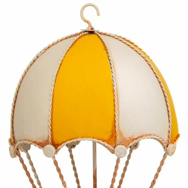 Decorative Figure Alexandra House Living Yellow Balloon Car Parachute 17 x 31 x 18 cm