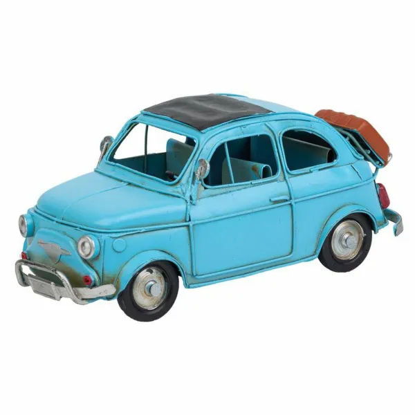 Collectable Figures Alexandra House Living Light Blue Iron ABS Motorbike Trailer 10 x 10 x 34 cm