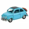 Collectable Figures Alexandra House Living Light Blue Iron ABS Motorbike Trailer 10 x 10 x 34 cm