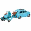 Collectable Figures Alexandra House Living Light Blue Iron ABS Motorbike Trailer 10 x 10 x 34 cm