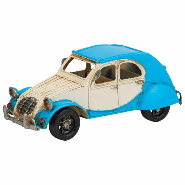 Collectable Figures Alexandra House Living Light Blue Iron ABS Caravan Trailer 9 x 15 x 41 cm