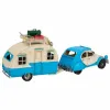 Коллекционная фигура Alexandra House Living Светло Синий Железо ABS караван прицеп 9 x 15 x 41 cm