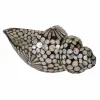 Декоративная фигура Alexandra House Living Чёрный Кремовый Раковина 16 x 15 x 42 cm